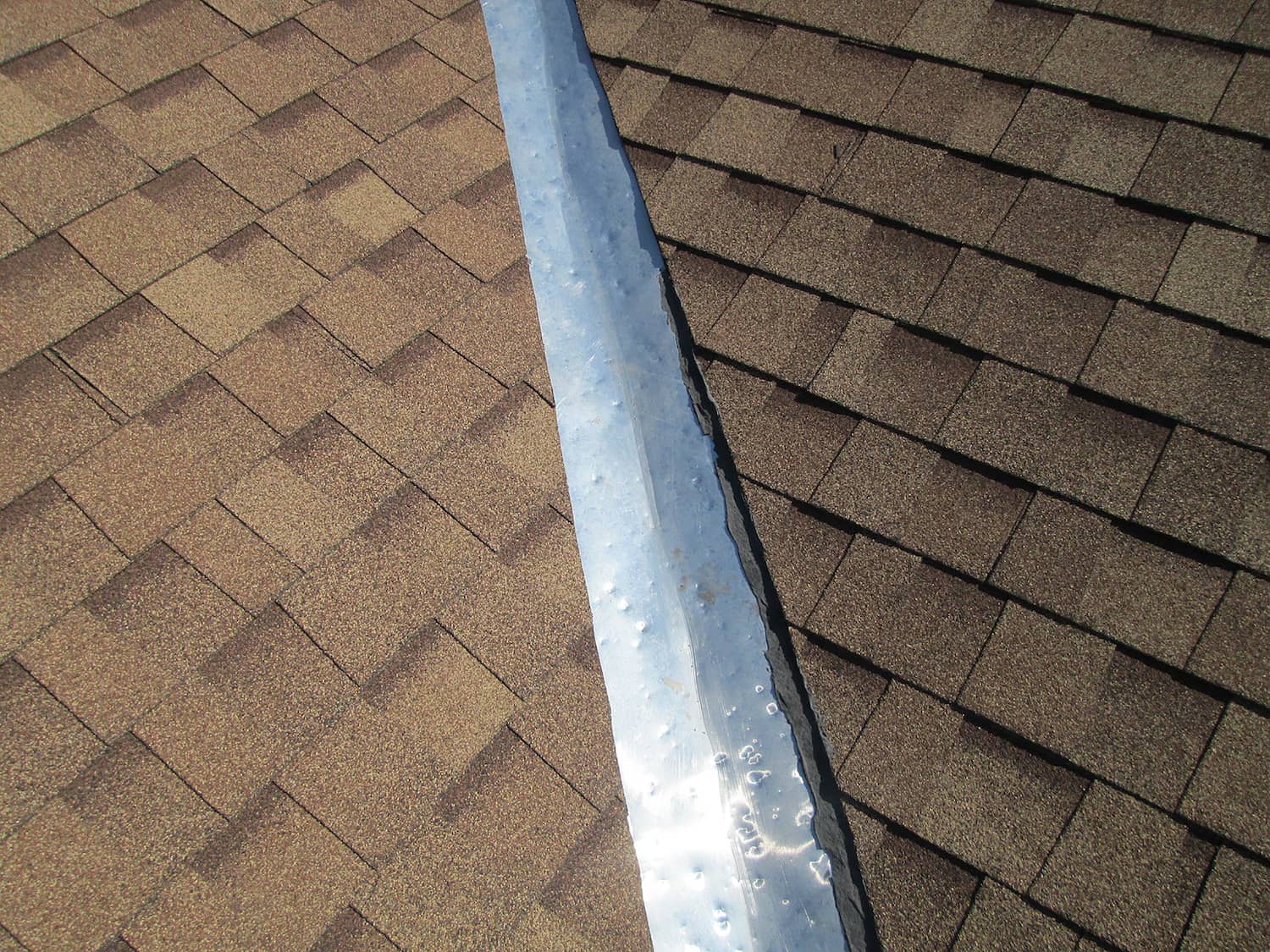 hail damage roof inspection flashing