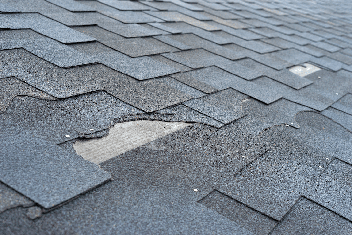 signs of roof leak in attic damaged shingles