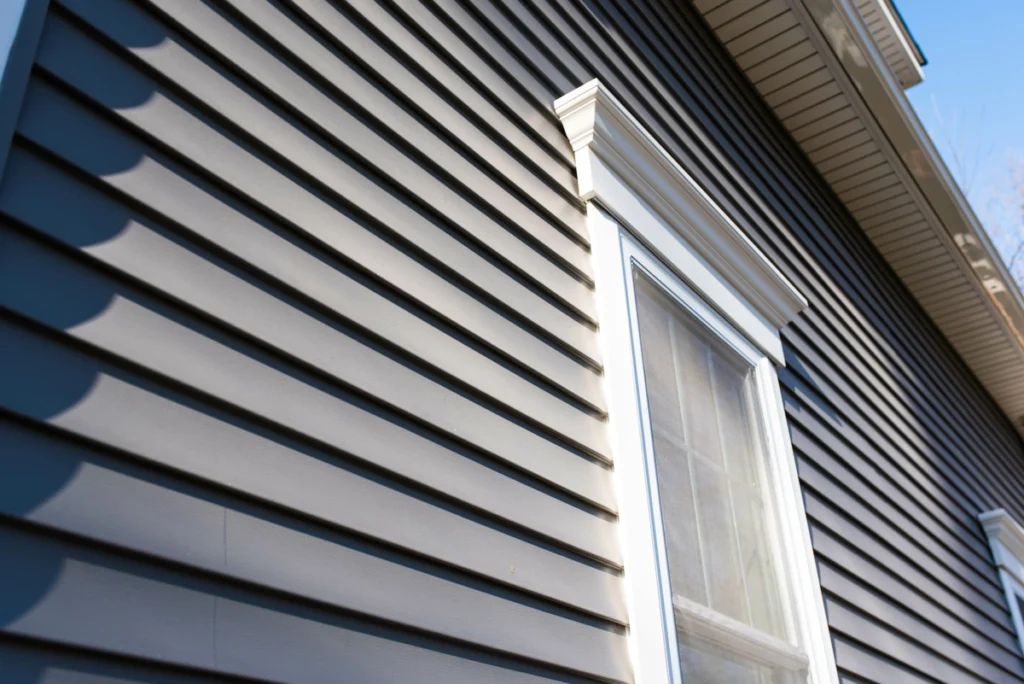 close up siding