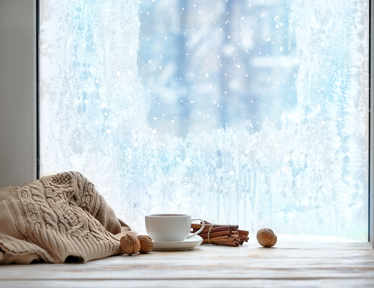 icy windows