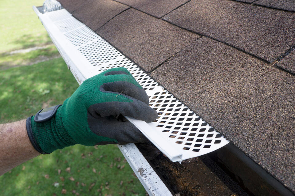 best gutter guards-perforated