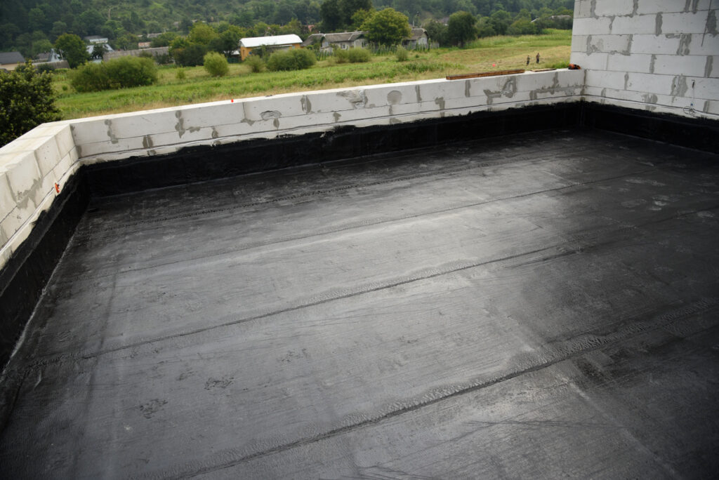 flat roof drainage system