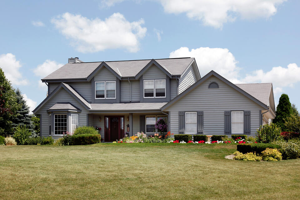 vinyl siding colors-gray