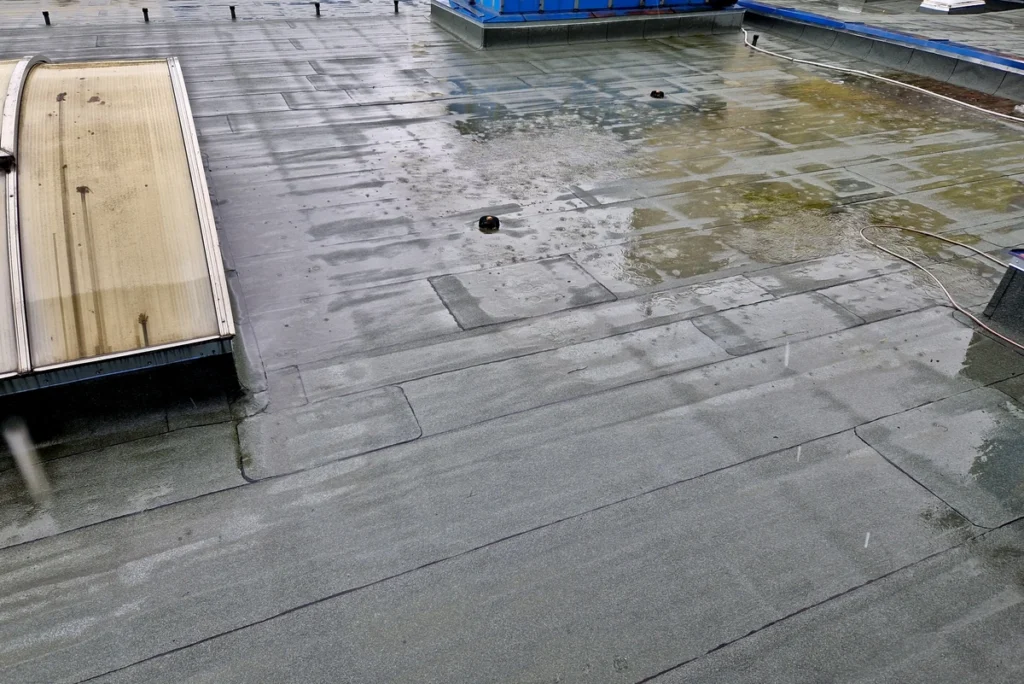 ponding on roof
