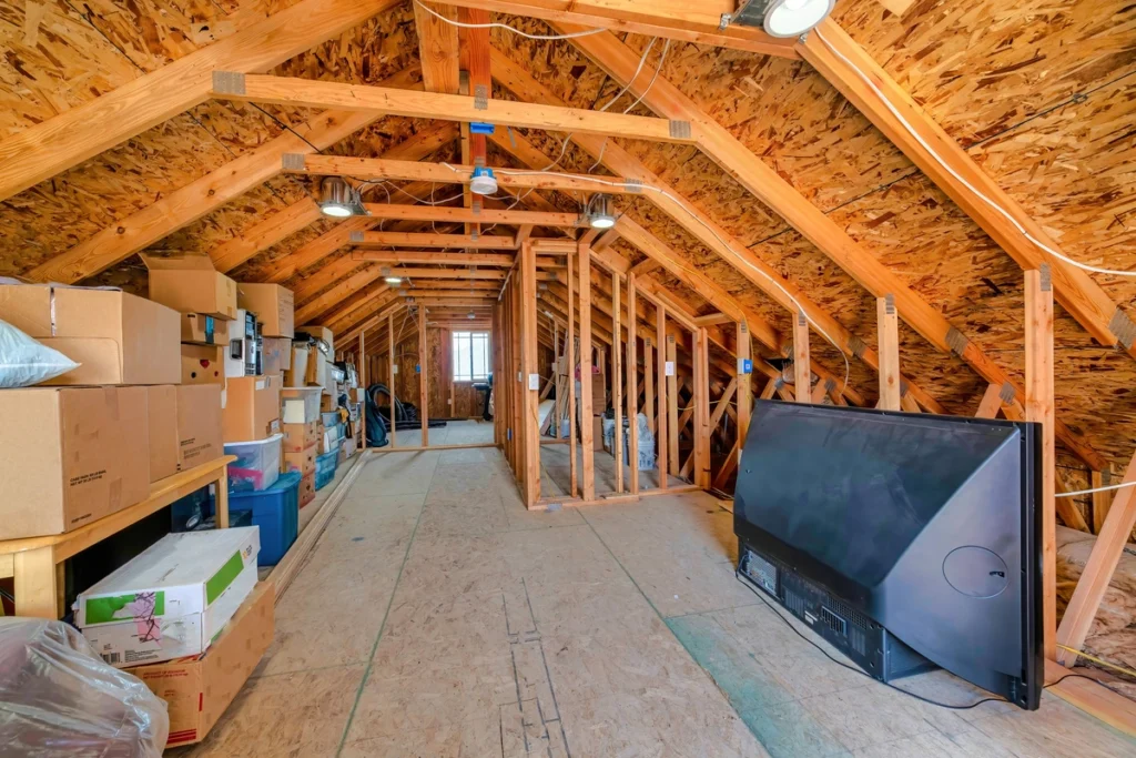 rafters in attic