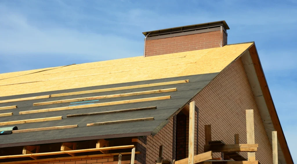 roof sheathing and underlayment