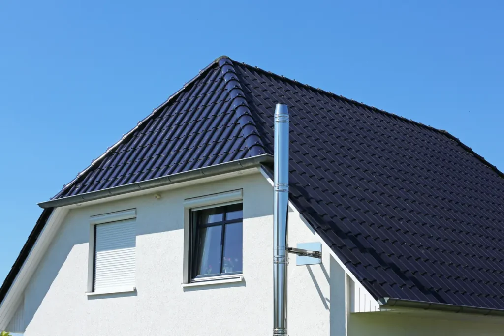 metal tile hip roof