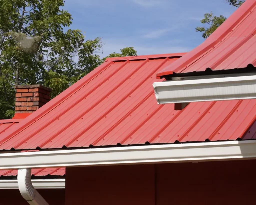 red metal roof system