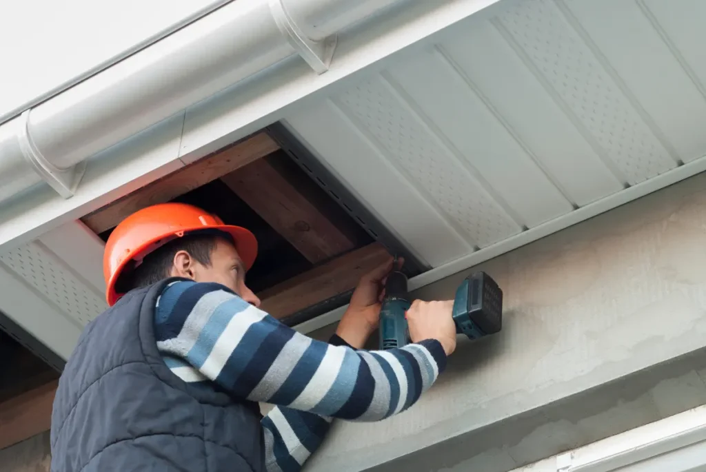 soffit install