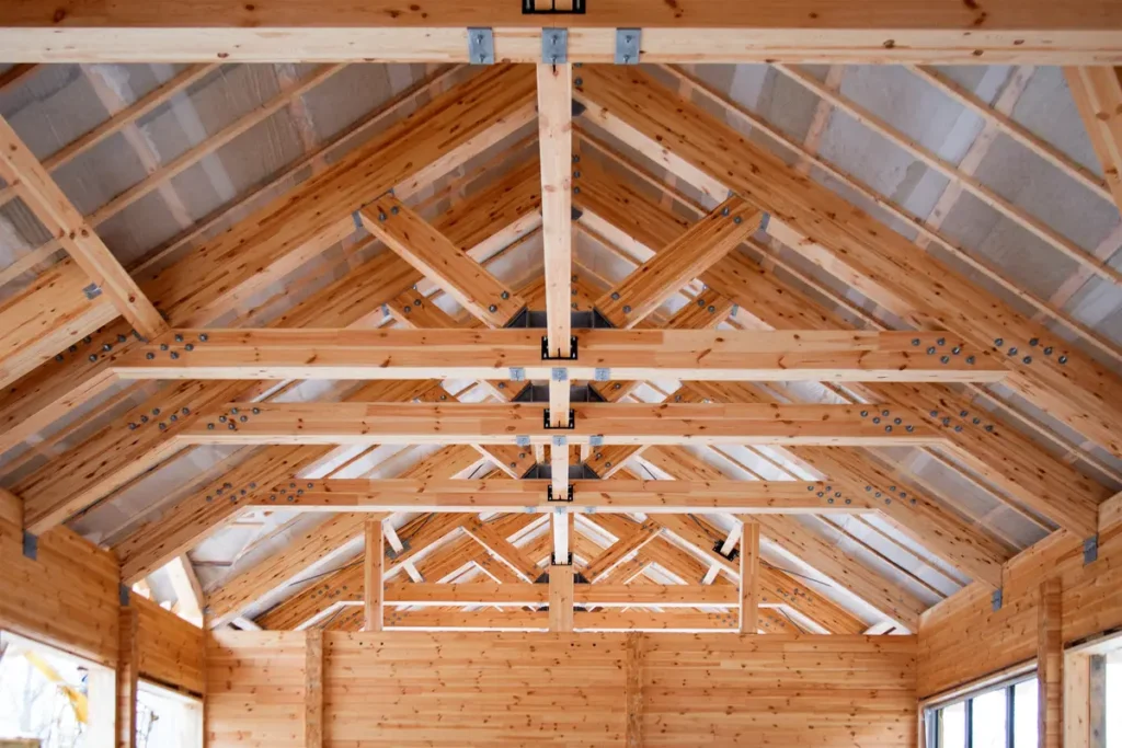 ceiling and trusses