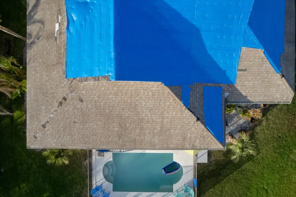 large tarped rof