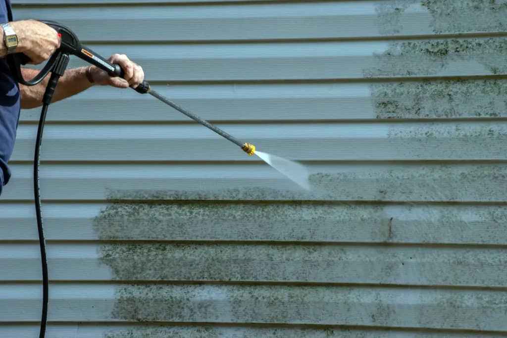 powerwashing siding