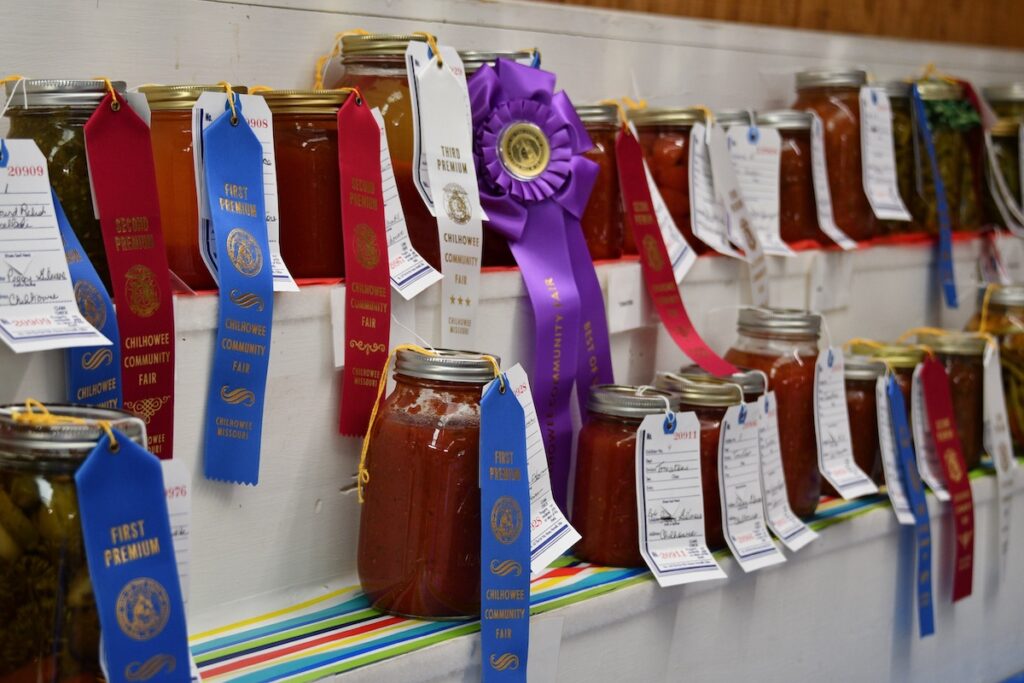 Canned Salsa at a Fair