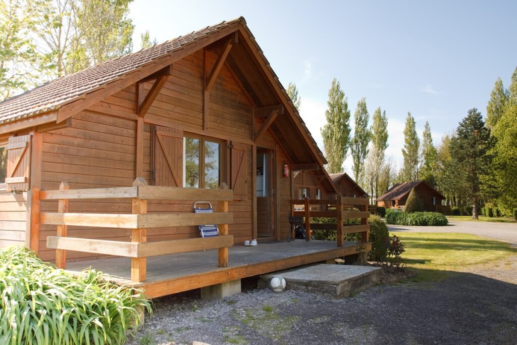 Wooden house cabin