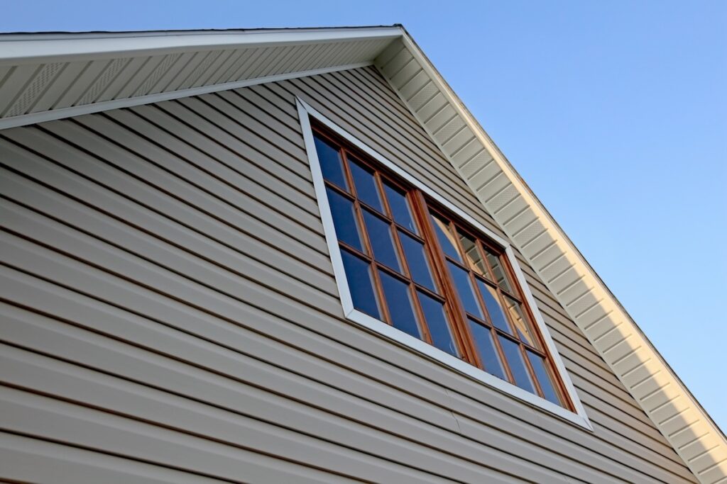 house rooftop with roof eaves and soffit