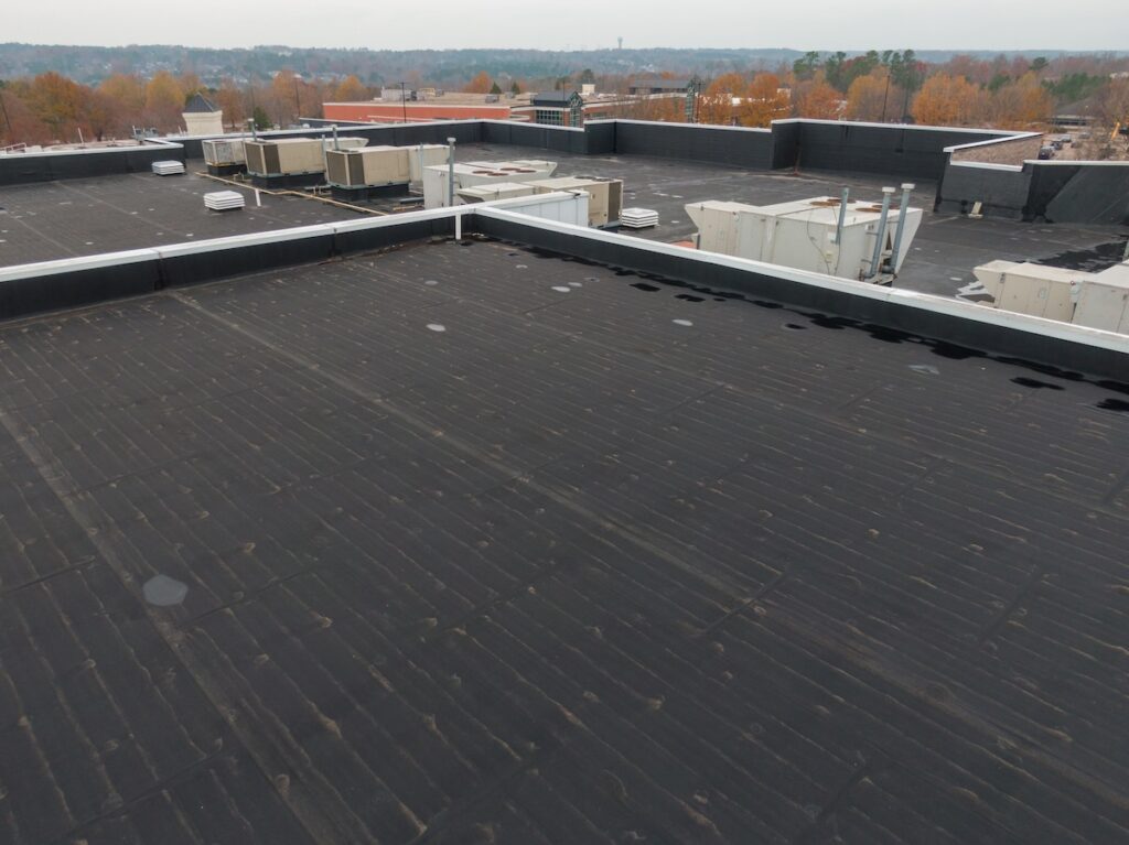 Stock Commercial Roof Photos - Drone