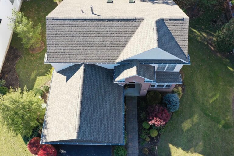 Ridge vent shingle roof
