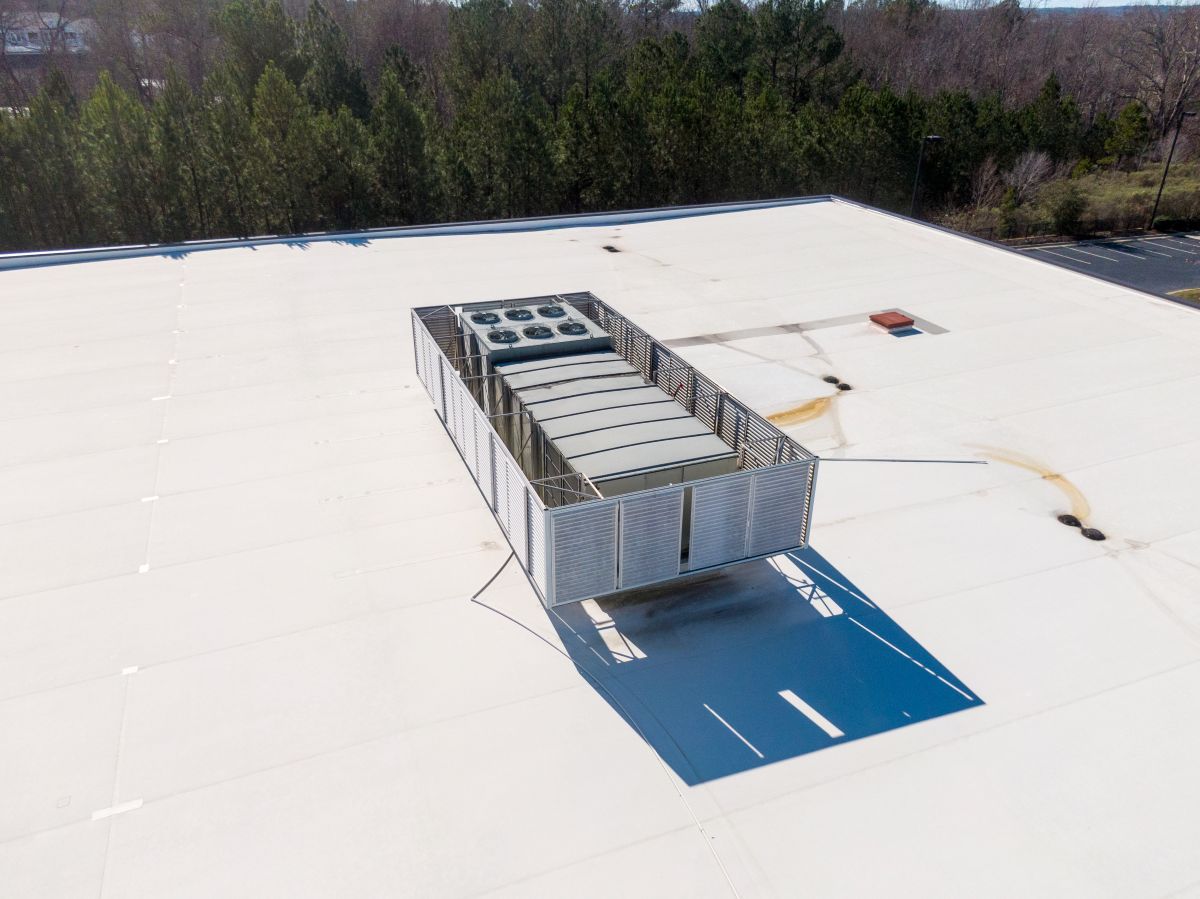 tpo roofing colors hvac on top of roof